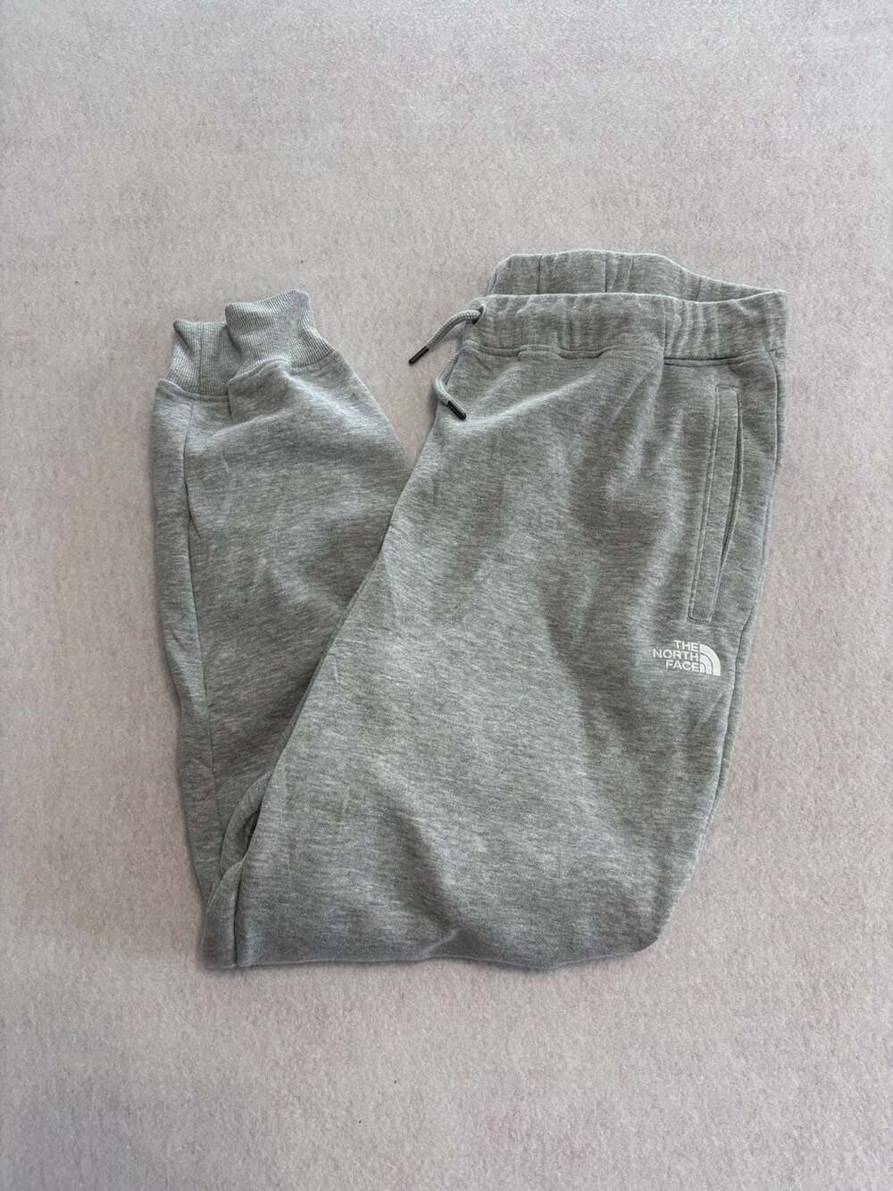 The North Face Circular Design Women's Grey Fleece Jogger Sweatpants XL